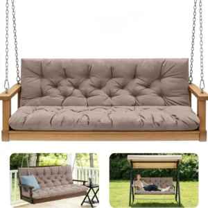 Waterproof Outdoor Swing Cushion with Backrest