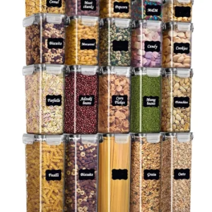 Airtight Pasta & Dry Food Storage Containers Set