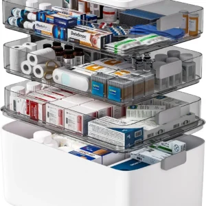 4- Tier Medicine Storage Box Organizer