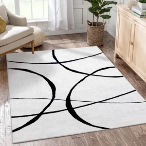 5x7 Washable Rug. NonSlip 5x7ft